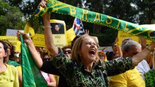 Protesto de apoio à Lava Jato em março de 2017