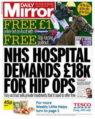 Mirror 20 June