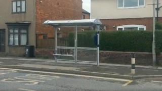 Unused bus stop