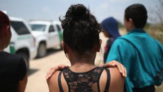 Una joven inmigrante.