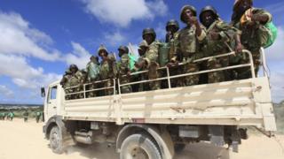 Amisom troops, file
