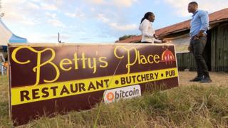Betty's Place sign