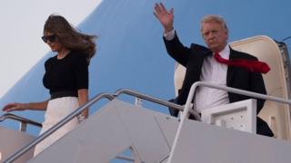 Trump iyo xaaskiisa