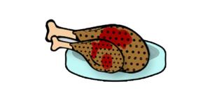 Ilustración de comida sintética