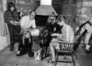 The Seymour family, pictured in 1973
