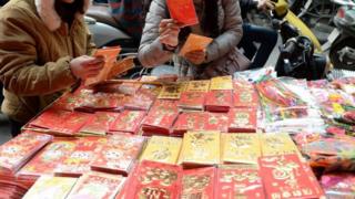 Phong bì mừng tuổi ở Việt Nam