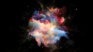 Imagen ilustrando el Big Bang.
