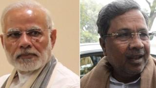 नरेंद्र मोदी और सिद्धारमैया