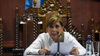 Dina Ochoa, presidenta de la Corte Constitucional guatemalteca.