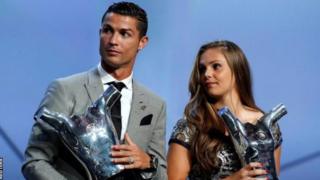 Weeraryahanka kooxda Real Madrid Cristiano iyo Lieke Martens