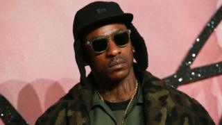 Skepta for Fashion red carpet