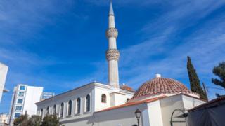 Batı Trakya'da Gümülcine'de bir cami