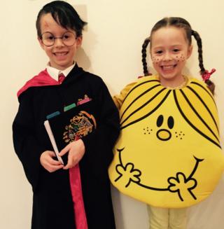 Oliver and Summer from Hampshire in England love books! Oliver even got his hair sprayed black to be Harry Potter as he didn't want to be mistaken for Draco Malfoy! Summer makes the perfect Little Miss Sunshine