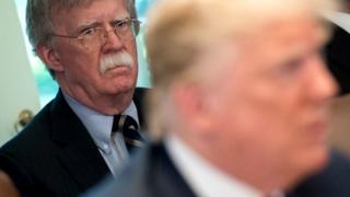 John Bolton and Donald Trump