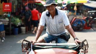 #jakarta #macet #transportasi #becak