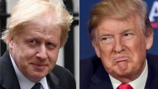 Boris Johnson ve Donald Trump
