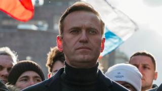 Alexei Navalny in Moscow in 2020