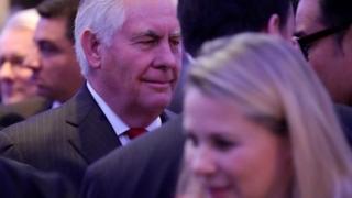 Tillerson at National prayer breakfast in February 2018