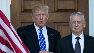 Donald Trump and General James Mattis