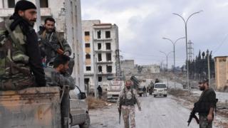 Ingabo za leta ya Syria mu burasirazuba bwa Aleppo