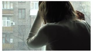 Жертва домашнего насилия в Москве (файл-изображение)