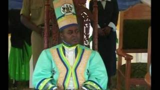 Charles Mumbere alitawazwa kuwa mfalme wa Rwenzururu mwaka 2009