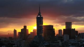 Un atardecer en Ciudad de México (Foto: Santiago Arau)