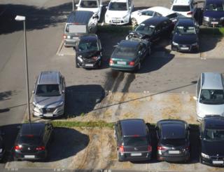 Cars partially destroyed in parking lot by 75-year-old driver in German city of Dueren