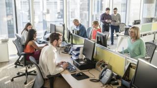 Office workers