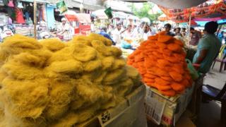 Vendor selling sweet vermicelli