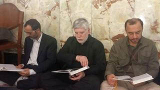 از چپ حمید بقایی، علیاکبر جوانفکر و حبیبالله جزءخراسانی