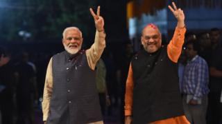 નરેન્દ્ર મોદી અને અમિત શાહ