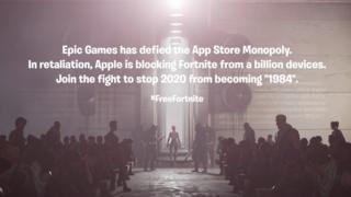 Fortnite banned from app store
