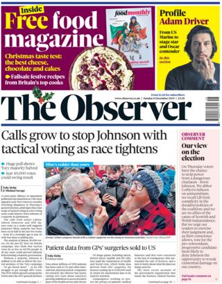 Observer 8 December 2019