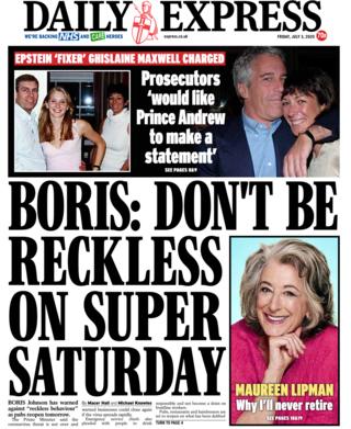 Express front page 03.07.20