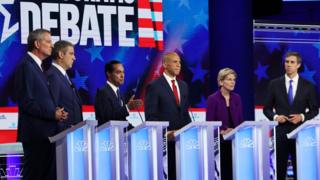Miami debate stage
