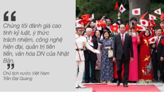 Chủ tịch nước Trần Đại Quang là nguyên thủ nước ngoài đầu tiên thăm cấp Nhà nước tới Nhật Bản trong năm 2018.