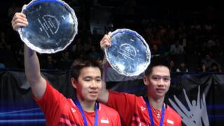 Marcus/Kevin untuk pertama kalinya masuk final dan langsung juara di All England.