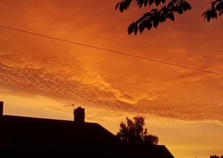 orange sunrise