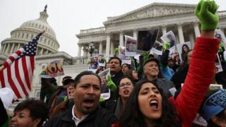 Manifestación de dreamers