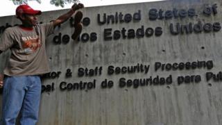 Embajada de Estados Unidos en Caracas.