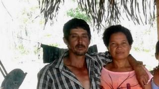 Eidi y Romildo, en foto de archivo