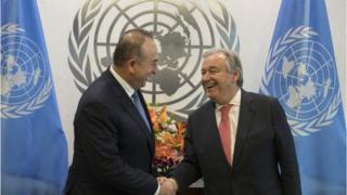 Mevlüt Çavuşoğlu ve Guterres