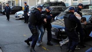 Задержания в день выборов в Черногории