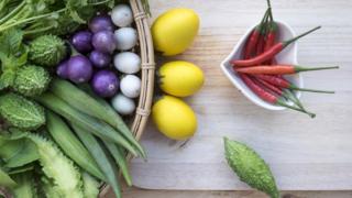 Asian fruit and vegetables