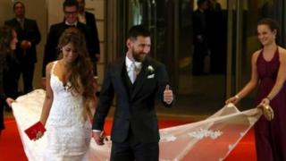 Messi and Antonelo