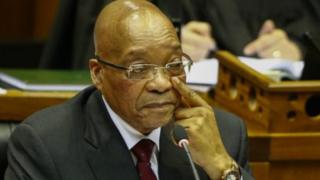 Rais wa Afrika Kusini Jacob Zuma