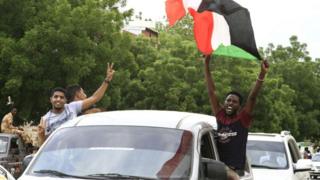 Celebrations In Sudan following the agreement