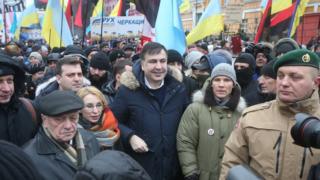 саакашвили и митинг