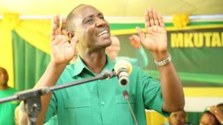Dkt Bashiru akihutubia mkutano wa hadhara
